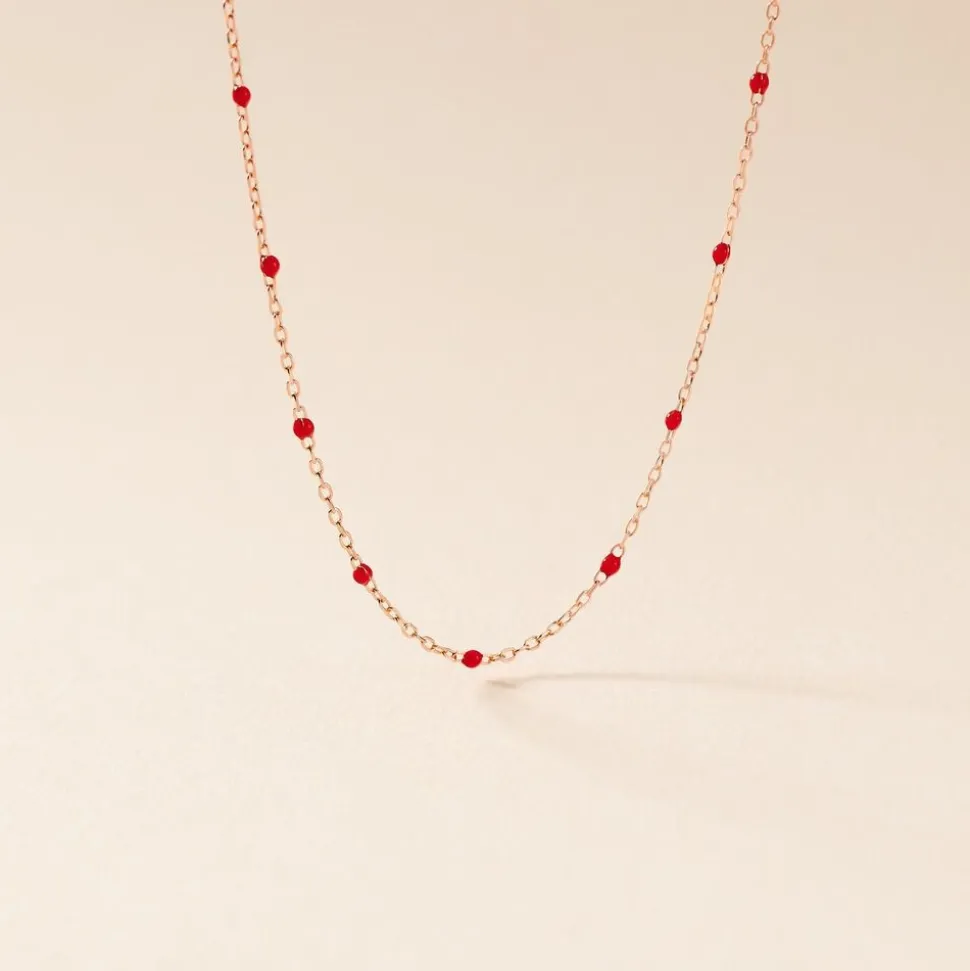 Collier Molly Argent Rose
