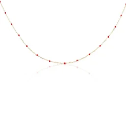 Collier Molly Argent Rose