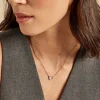 Collier Muse Argent Rose Nacre Oxyde De Zirconium