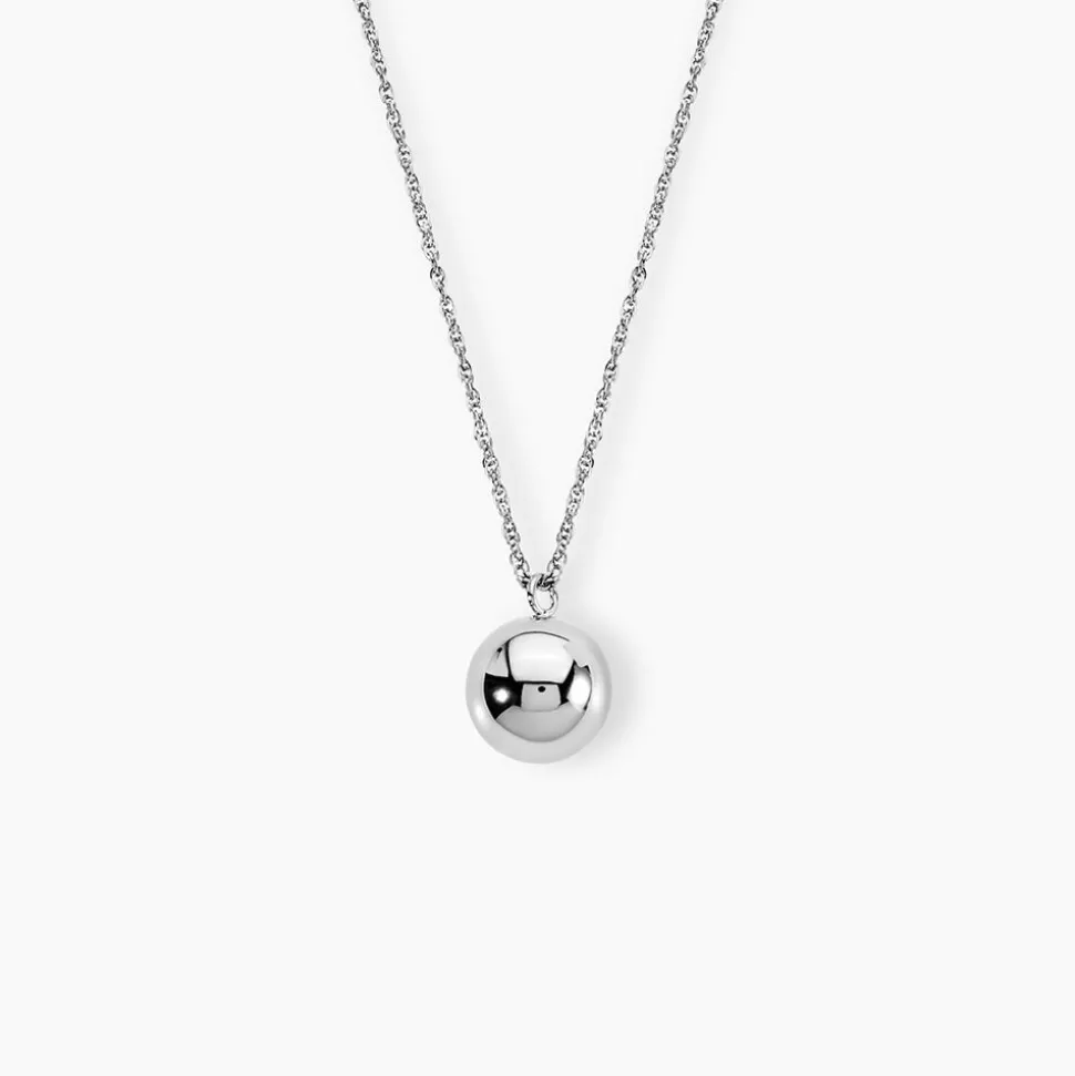 Collier My Bola Acier Blanc
