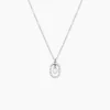 Collier Naly Argent Blanc Oxyde De Zirconium