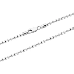 Marc Orian Colliers|Colliers Argent > Collier Nateo Boules Argent Blanc