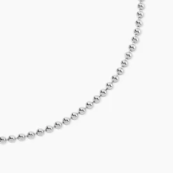 Marc Orian Colliers|Colliers Argent > Collier Nateo Boules Argent Blanc