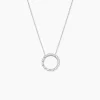 Collier Nevada Argent Blanc Oxyde De Zirconium