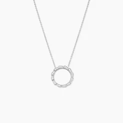 Collier Nevada Argent Blanc Oxyde De Zirconium