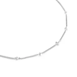 Marc Orian Colliers|Colliers Avec Pierres > Collier Nexus Argent Blanc Oxyde De Zirconium