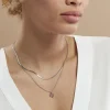 Collier Nia Argent Blanc
