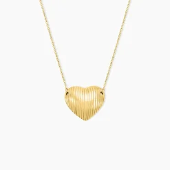 Collier Nolene Acier Jaune