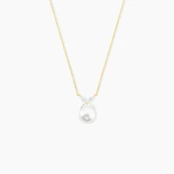 Marc Orian Colliers|Colliers Avec Pierres > Collier Norah Or Jaune Perle De Culture Et Oxyde De Zirconium
