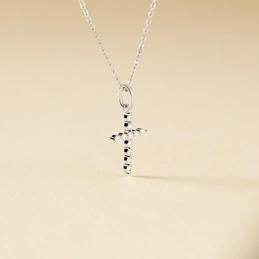 Marc Orian Colliers Fantaisie|Colliers > Collier Norine Argent Blanc Oxyde De Zirconium