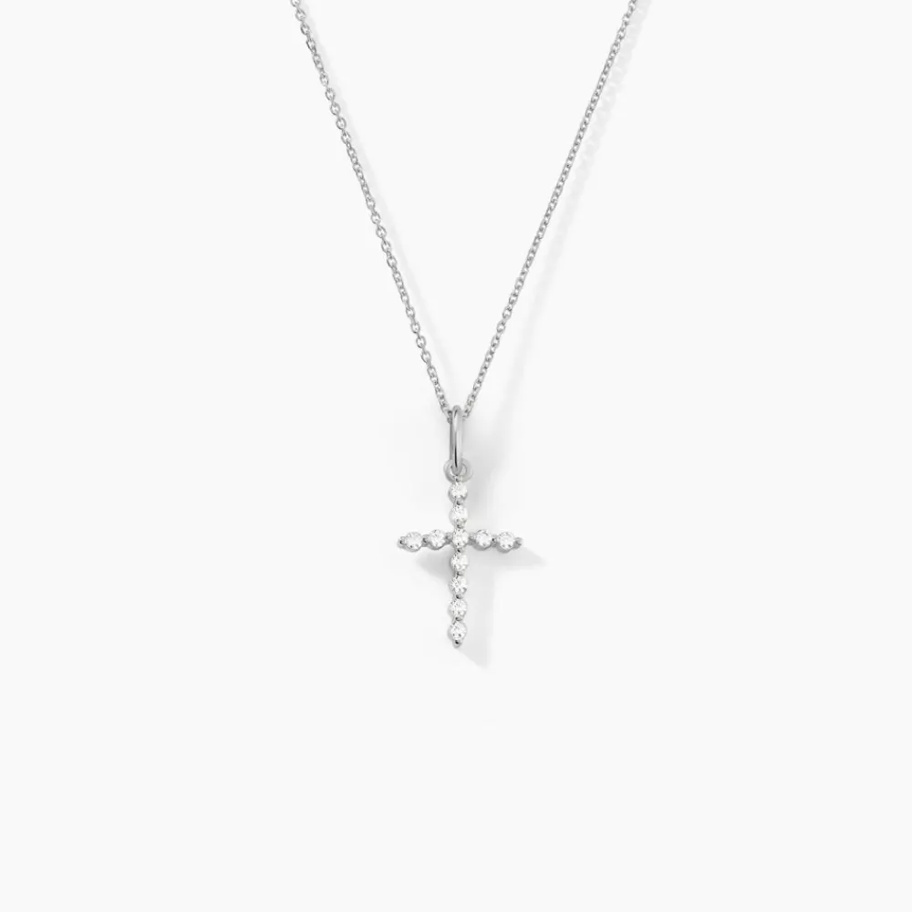 Marc Orian Colliers Fantaisie|Colliers > Collier Norine Argent Blanc Oxyde De Zirconium