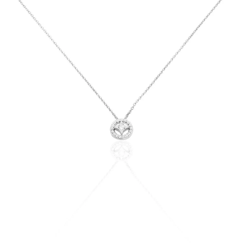 Marc Orian Colliers Diamant|Colliers > Collier Nour-imen Or Blanc Diamant