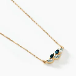 Marc Orian Colliers|Colliers Avec Pierres > Collier Océan Or Jaune Topaze