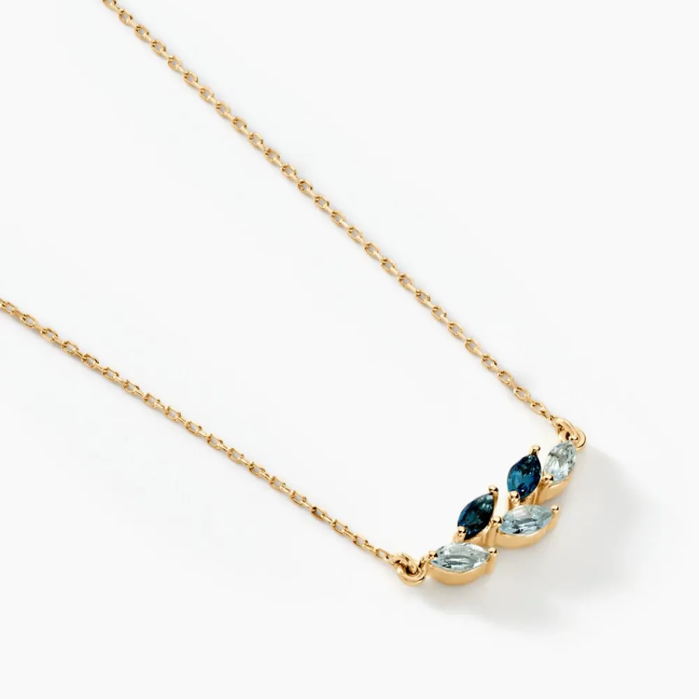 Marc Orian Colliers|Colliers Avec Pierres > Collier Océan Or Jaune Topaze