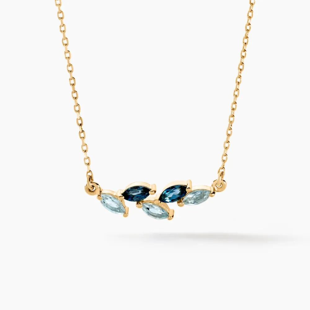 Marc Orian Colliers|Colliers Avec Pierres > Collier Océan Or Jaune Topaze