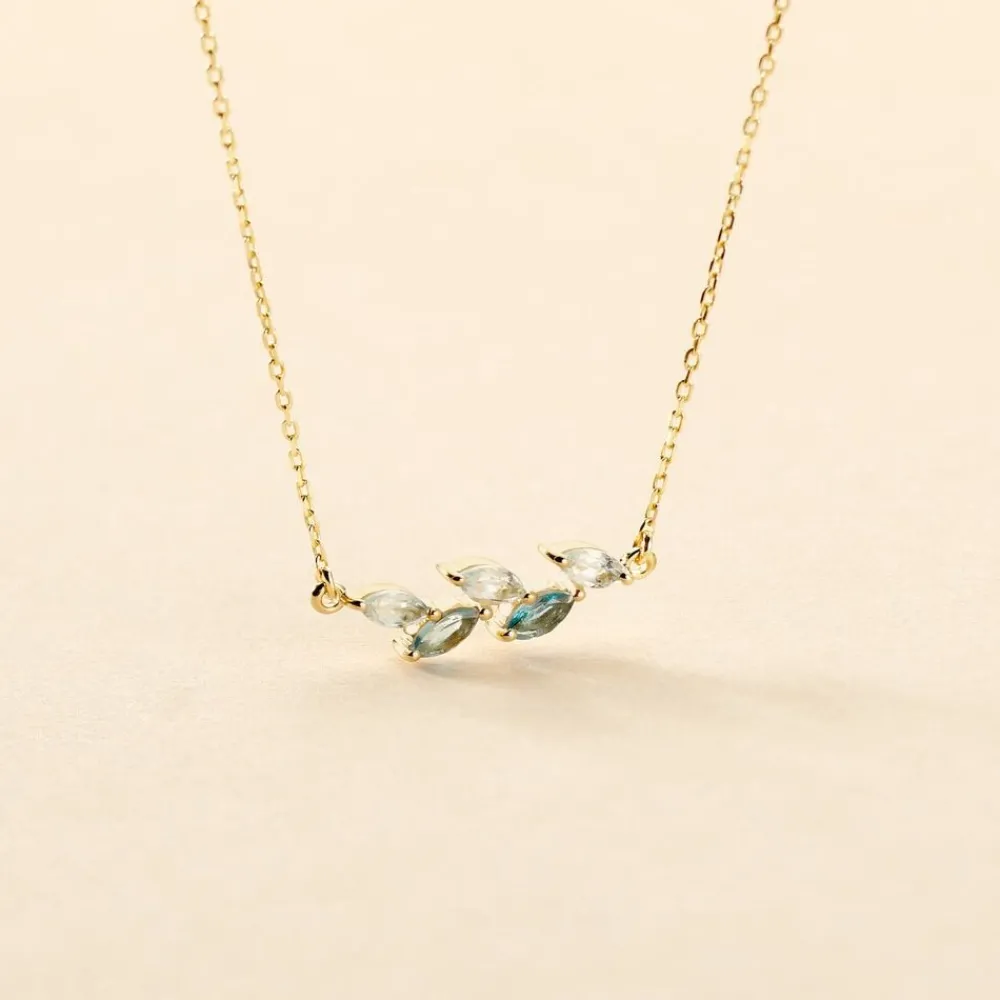 Marc Orian Colliers|Colliers Avec Pierres > Collier Océan Or Jaune Topaze
