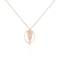 Collier Odelyne Argent Rose