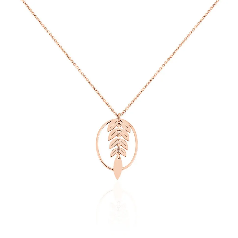 Collier Odelyne Argent Rose