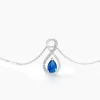 Marc Orian Cadeaux Mariage|Colliers > Collier Odessa Or Blanc Saphir Diamant