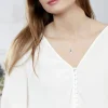 Marc Orian Colliers|Colliers Avec Pierres > Collier Odila Or Blanc Saphir Diamant