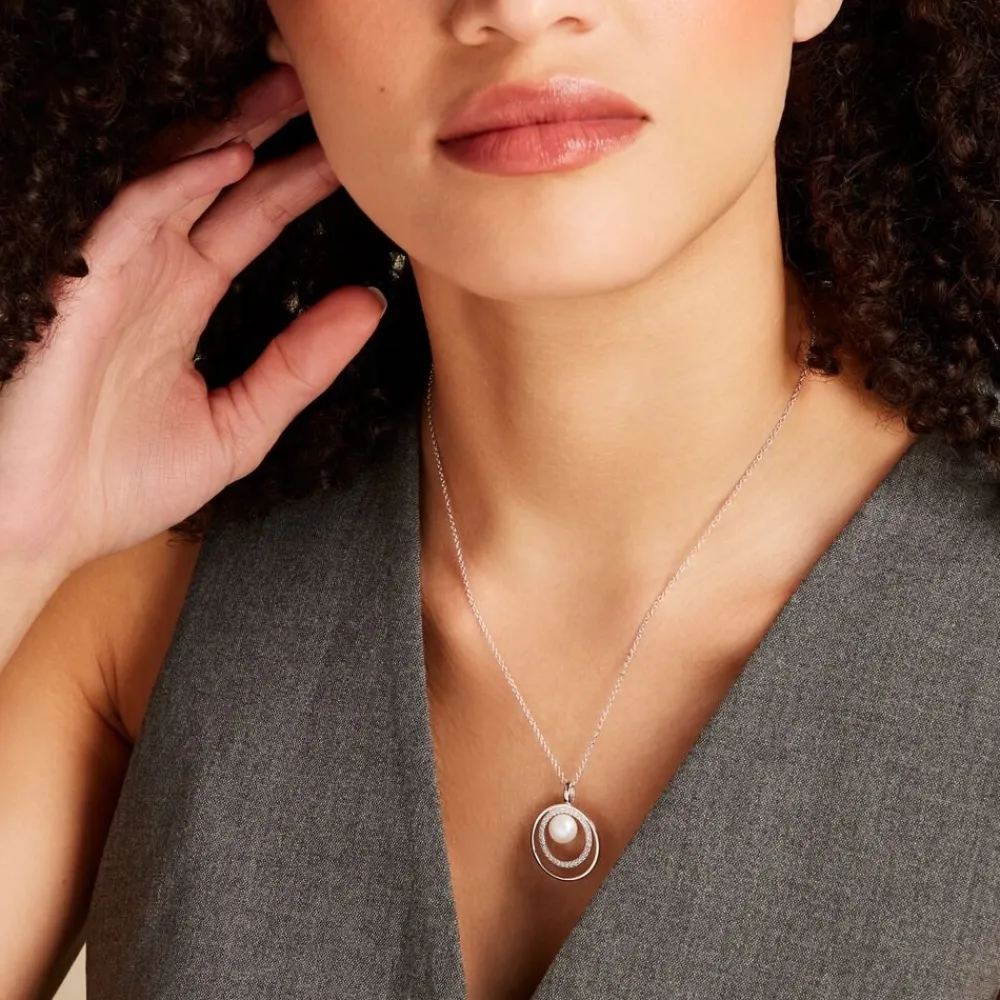 Marc Orian Colliers Fantaisie|Colliers > Collier Oksana Argent Blanc Perle De Culture