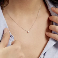 Marc Orian Colliers Diamant|Colliers > Collier One Or Blanc Diamant