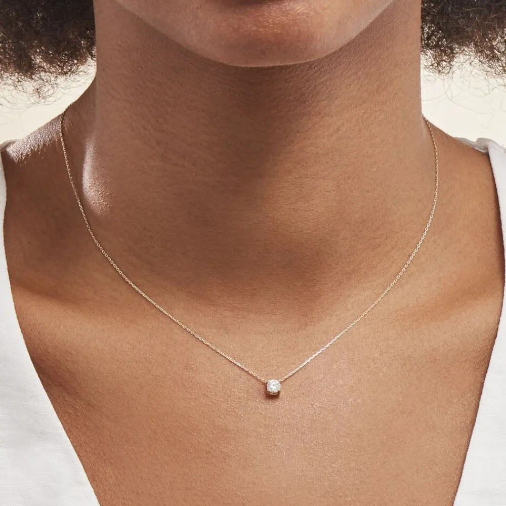 Marc Orian Colliers Diamant|Colliers > Collier One Or Jaune Diamant