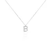 Collier Oran Or Blanc Diamant