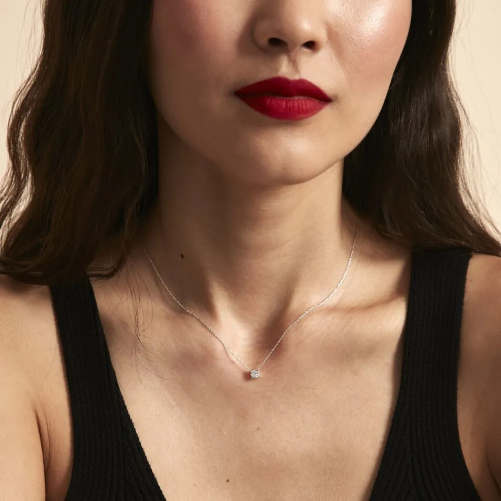 Marc Orian Colliers Diamant|Colliers > Collier Or Blanc Dream Diamants
