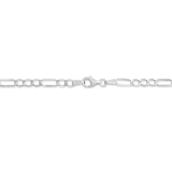 Marc Orian Colliers|Chaines Homme > Collier Or Blanc Maille Alternée 1/3