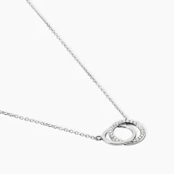 Collier Or Blanc Tresha Diamants