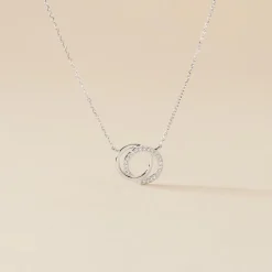 Collier Or Blanc Tresha Diamants