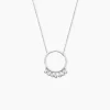 Collier Orida Argent Blanc Oxyde De Zirconium