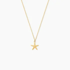 Marc Orian Colliers|Colliers Femme > Collier Or Jaune Aenor Motif Etoile De Mer