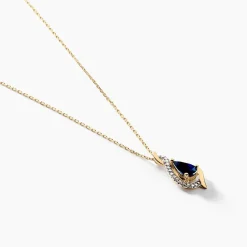 Marc Orian Cadeaux Mariage|Colliers > Collier Or Jaune Angelika Saphir
