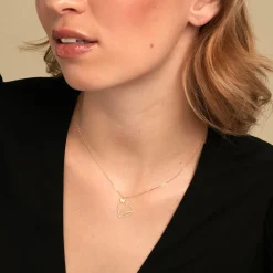 Marc Orian Colliers|Colliers Cœur > Collier Or Jaune Aulna