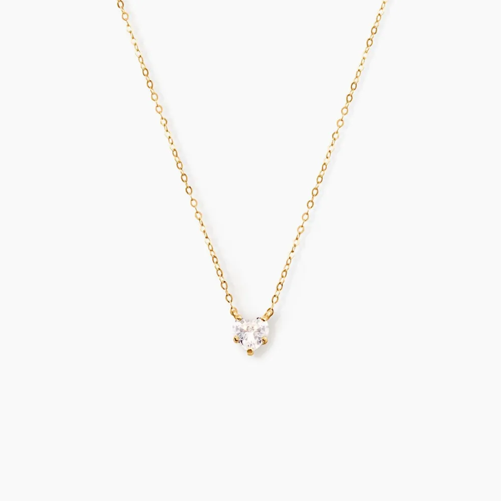 Marc Orian Colliers|Colliers Avec Pierres > Collier Or Jaune Ava Oxyde De Zirconium