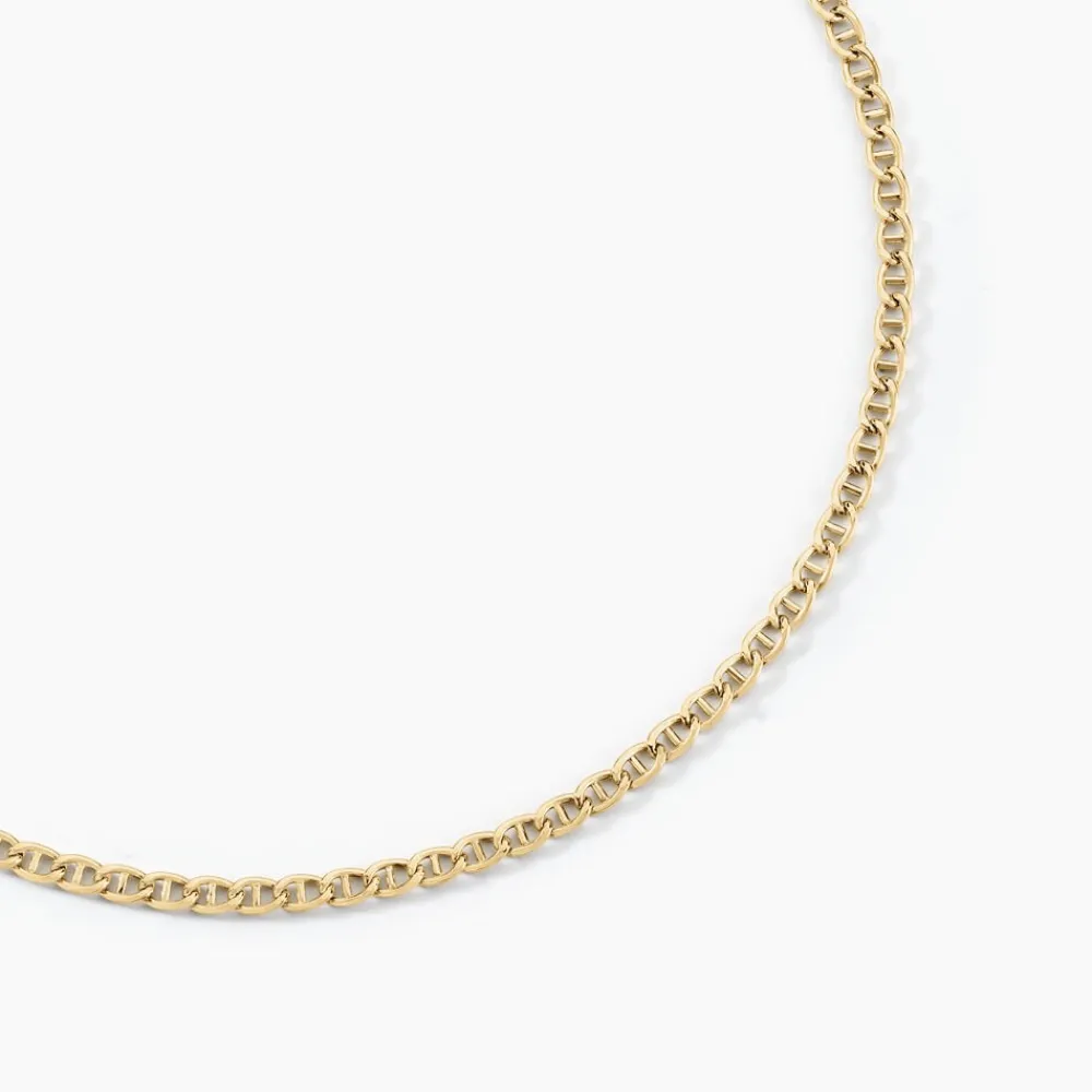 Marc Orian Colliers|Colliers Femme > Collier Or Jaune Capucin Maille Marine