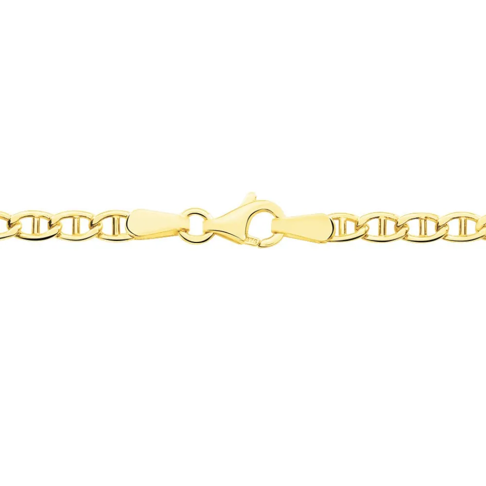 Marc Orian Colliers|Colliers Femme > Collier Or Jaune Capucin Maille Marine