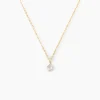 Collier Or Jaune Emilee Oxyde De Zirconium