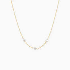 Marc Orian Colliers|Colliers Avec Pierres > Collier Or Jaune Heliantheme Perles