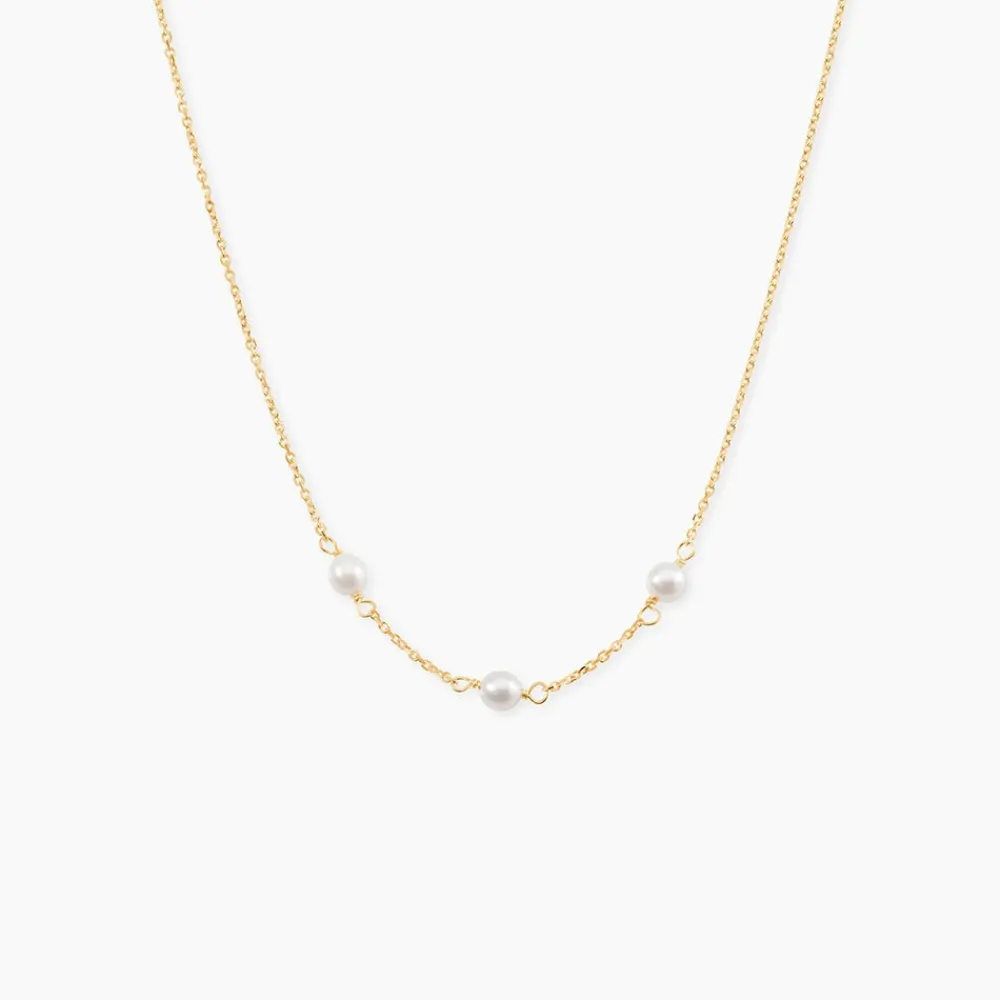 Marc Orian Colliers|Colliers Avec Pierres > Collier Or Jaune Heliantheme Perles
