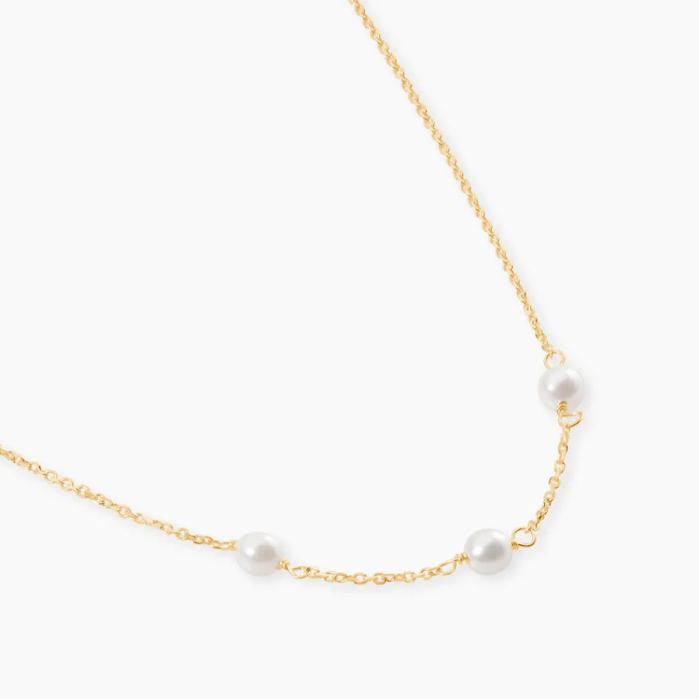 Marc Orian Colliers|Colliers Avec Pierres > Collier Or Jaune Heliantheme Perles