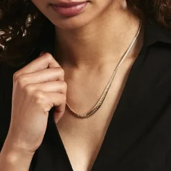 Marc Orian Colliers|Chaines Femme > Collier Or Jaune Izel Maille Anglaise