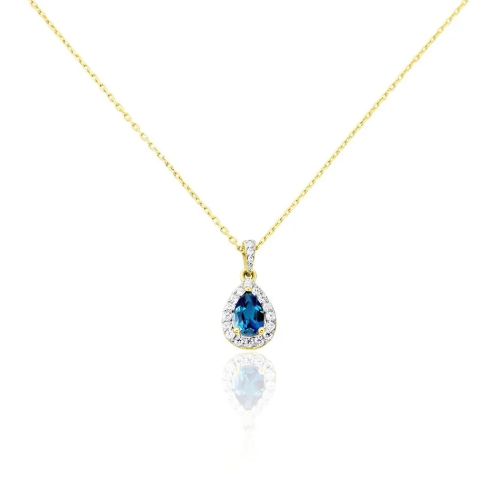 Marc Orian Colliers|Colliers Avec Pierres > Collier Or Jaune Leroy Topaze
