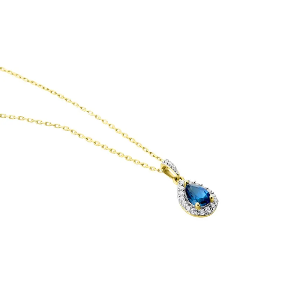 Marc Orian Colliers|Colliers Avec Pierres > Collier Or Jaune Leroy Topaze