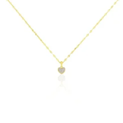 Marc Orian Colliers Diamant|Colliers Cœur > Collier Or Jaune Luminatane Diamant