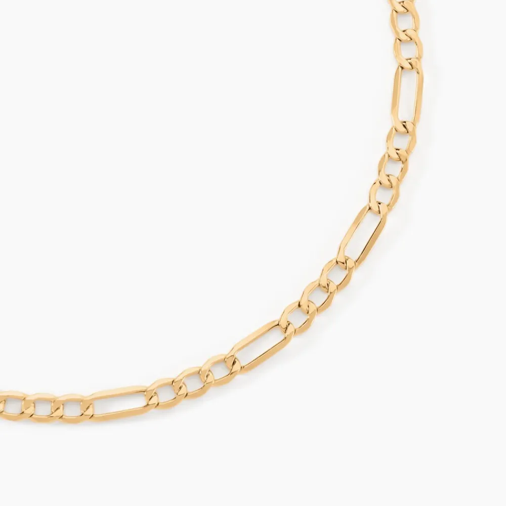 Marc Orian Colliers|Chaines Homme > Collier Or Jaune Maille Alternée 1/3
