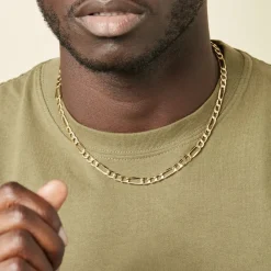 Marc Orian Colliers|Chaines Homme > Collier Or Jaune Maille Alternée