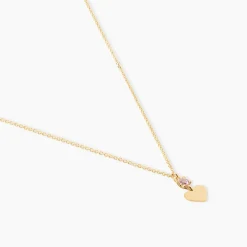 Marc Orian Colliers Cœur|Colliers > Collier Or Jaune Marie Lou Oxyde De Zirconium